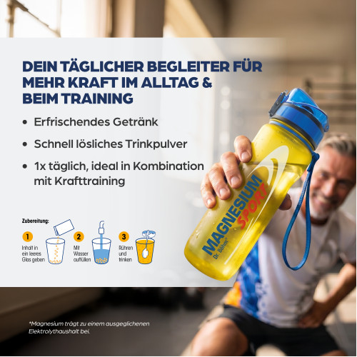 Dr. B&ouml;hm Magnesium Sport + Kreatin, 30 Stk., Apomedica Pharmazeutische Produkte GmbH