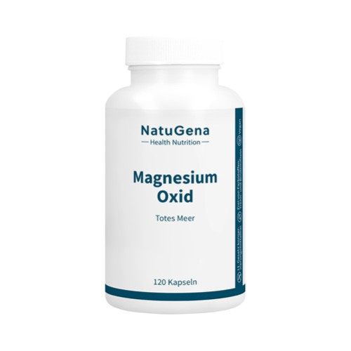 MagnesiumOxid 400 mg vegan, 120 Stk., NatuGena GmbH