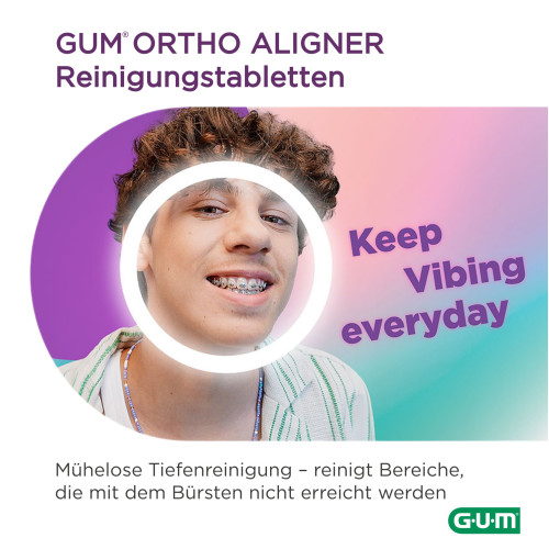 GUM ORTHO ALIGNER Reinigungstabletten, 32 Stk., Sunstar Deutschland GmbH