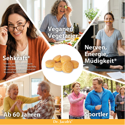 Coenzym Q10 Kautablette Taurin L-Carnitin Dr Jacob, 60 Stk., Dr. Jacob's Medical GmbH