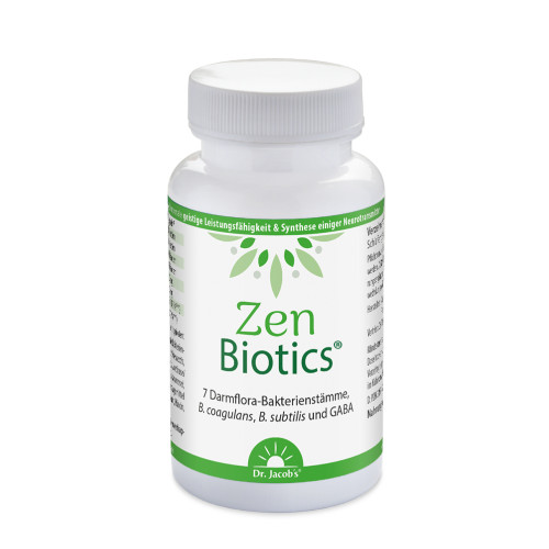 Zen Biotics Darmflora-Bakterien + GABA Dr. Jacob's, 60 Stk., Dr. Jacob's Medical GmbH