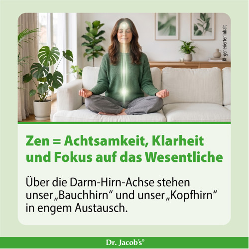 Zen Biotics Darmflora-Bakterien + GABA Dr. Jacob's, 60 Stk., Dr. Jacob's Medical GmbH