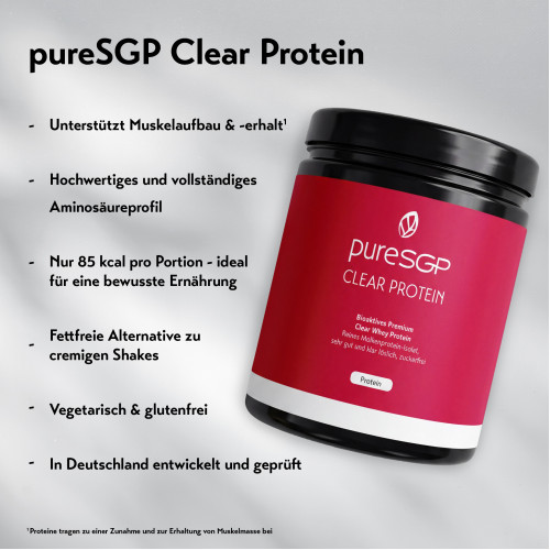 pureSGP Clear Protein Grapefruit, 500 g, PharmaSGP GmbH
