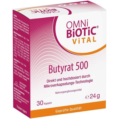 OMNI-BIOTIC VITAL BUTYRAT 500, 30 Stk., INSTITUT ALLERGOSAN Deutschland (privat) GmbH