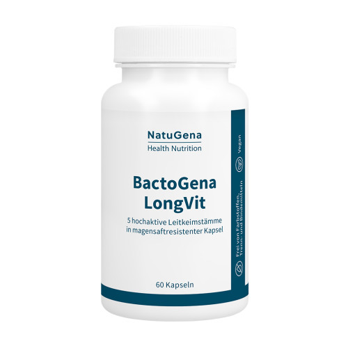BactoGena LongVit Darmbakterien-Mischung, 60 Stk., NatuGena GmbH