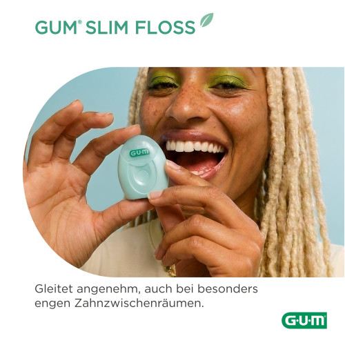 GUM SLIM FLOSS gewachst 30m, 1 Stk., Sunstar Deutschland GmbH