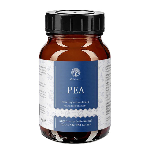 PEA Palmitoylethanolamid rein Hund Katze Waldkraft, 36 g, Alveda GmbH