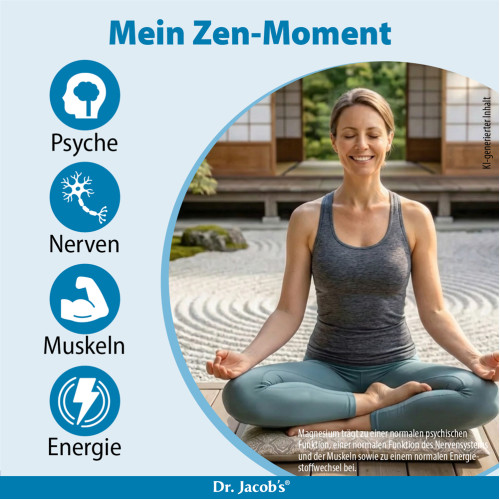 Magnesium Zen +GABA Magnesiumbisglycinat Dr.Jacobs, 90 Stk., Dr. Jacob's Medical GmbH