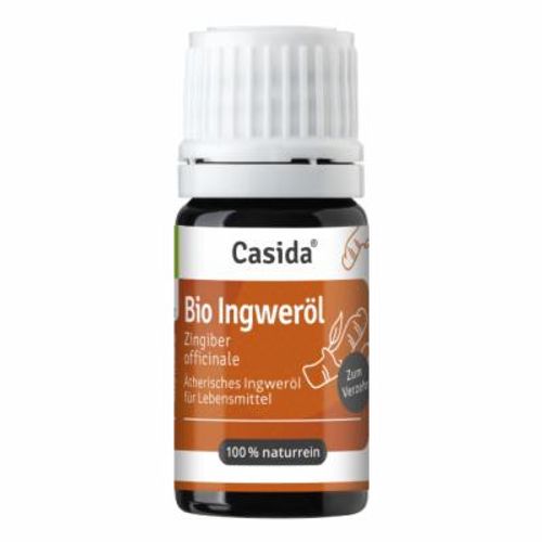 Ingwer&ouml;l BIO zum Verzehr innerlich, 5 ml, Casida GmbH