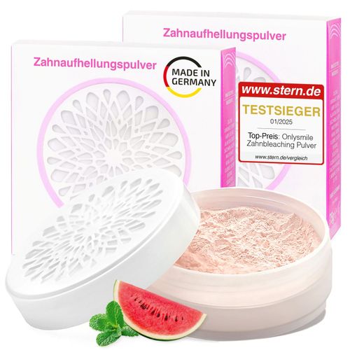 OnlySmile Zahnaufhellungspulver, 2x75 g, Only Kosmetik GmbH