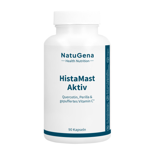 HistaMast Aktiv Quercetin + Vitamin C + Bromelain, 90 Stk., NatuGena GmbH