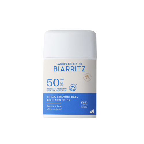 BIARRITZ Sport Sonnenstick Bio LSF50+ Blau, 12 g, shanab pharma e.U.