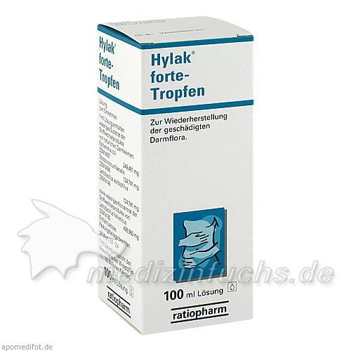 Hylak&reg; forte Tropfen, 100 ml, ratiopharm Arzneimittel Vertriebs-GmbH