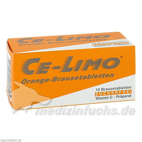 Ce-Limo Orange Brausetabletten, 10 Stk., MEDA Pharma GmbH & Co.KG