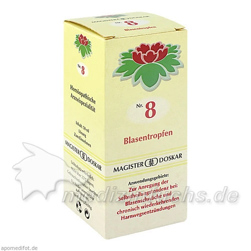 Nr. 8 Blasentropfen, 50 ml, Magister Martin Doskar pharm. Produkte e.U.