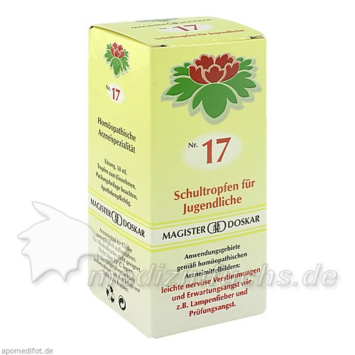 MAGISTER DOSKAR Nr. 17 Schultropfen für Jugendliche, 50 ml, Magister Martin Doskar pharm. Produkte e.U.