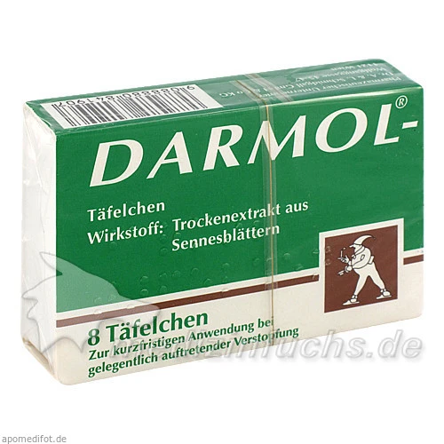 Darmol Abfuehrschokolade, 8 Stk., Dr. A. & L. Schmidgall GmbH & Co. KG