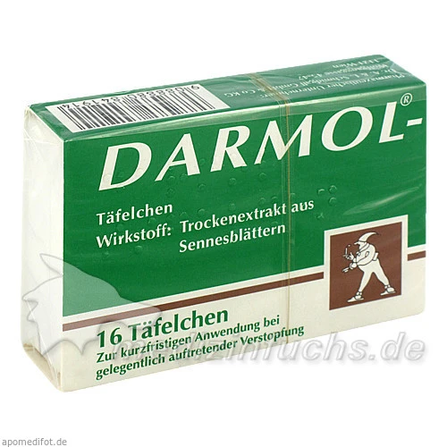 Darmol Abführschokolade Täfelchen, 16 Stk., SCHMIDGALL DR A.&L.