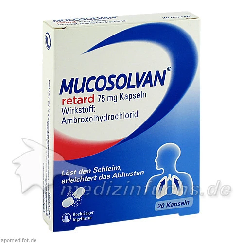 Mucosolvan® retard 75 mg, 20 Stk., Boehringer Ingelheim RCV GmbH & Co KG