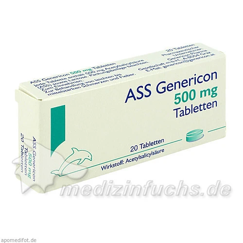 ASS Genericon, 20 Stk., Genericon Pharma Gesellschaft m.b.H.