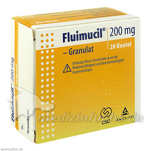 Fluimucil&reg; Granulat, 20 Stk., Angelini Pharma &Ouml;sterreich GmbH