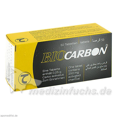BIOCARBON®, 50 Stk., Erwo Pharma GmbH