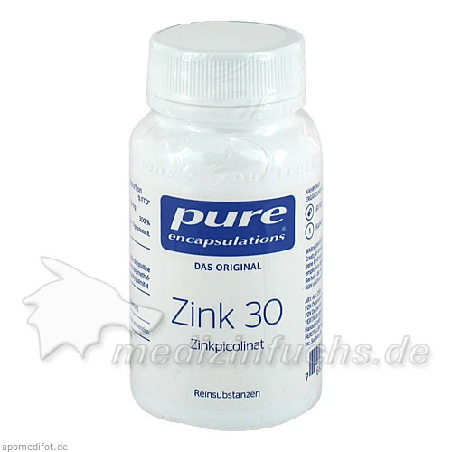 Pure Encapsulations Zinkpicolinat 30 mg Kapseln, 60 Stk., PRO MEDICO HANDELS GMBH