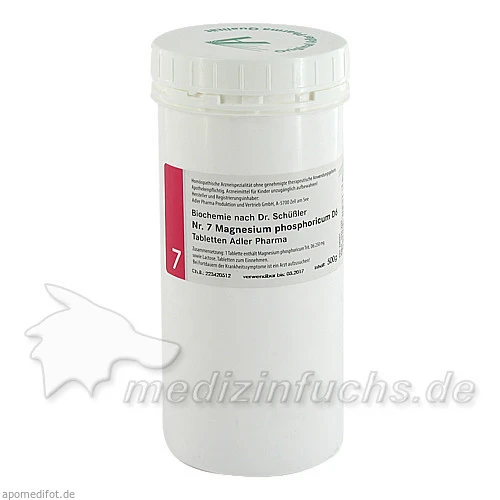 Adler Schüssler Salze Nr. 7 Magnesium phosphoricum D6, 500 g, Adler Pharma Produktion und Vertrieb GmbH