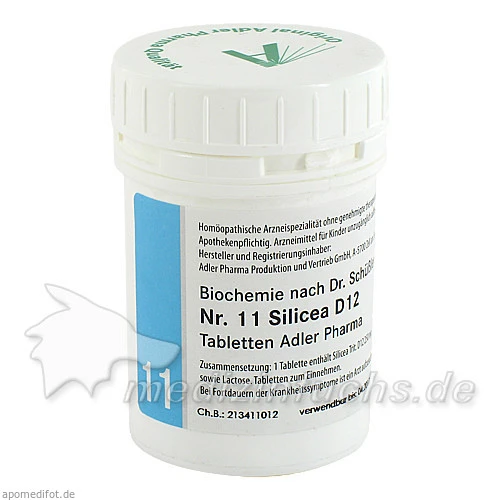 Adler Schüssler Salze Nr. 11 Silicea D12, 100 g, Adler Pharma Produktion und Vertrieb GmbH