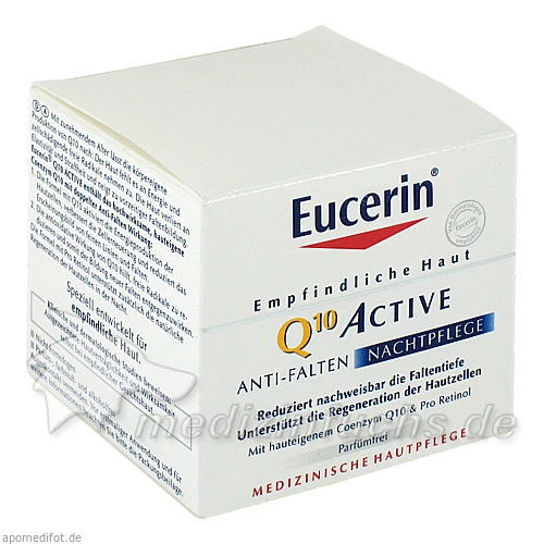 Eucerin Q10 Active Anti-Falten Nachtpflege, 50 ml, BEIERSDORF G M B H