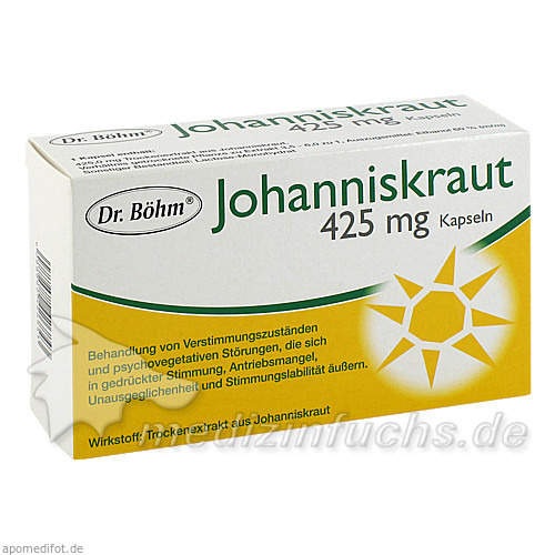 Dr. Böhm® Johanniskraut 425 mg, 60 ST, Apomedica Pharmazeutische Produkte GmbH