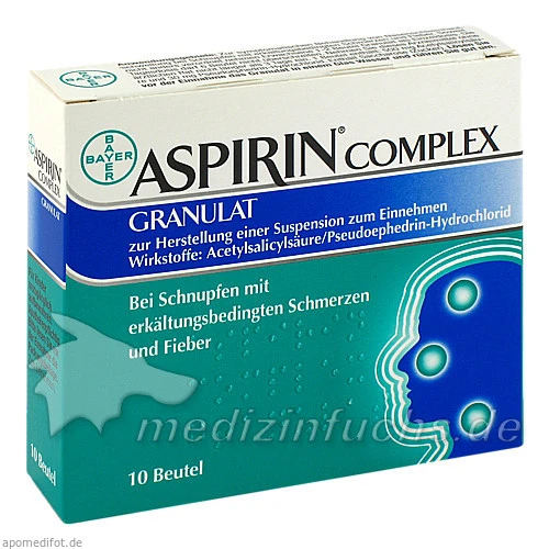 Aspirin® Complex 500 mg/30 mg, 10 Stk., Bayer Austria GmbH