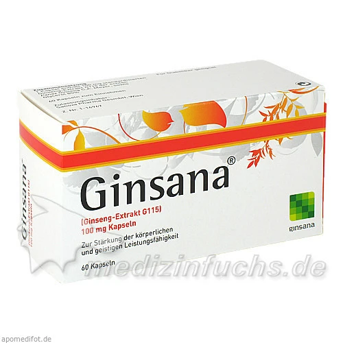 Ginsana&reg; 100 mg, 60 Stk., Sanova Pharma GesmbH