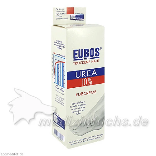 Eubos Urea 10% Fu&szlig;creme, 75 ml, Jacoby GM Pharma GmbH
