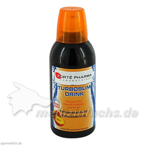 TurboSlim Drink Pfirsich-Grüntee, 500 ml, 