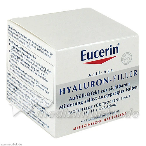 Eucerin HYALURON-FILLER Tagespflege (trockene Haut), 50 ml, BEIERSDORF G M B H