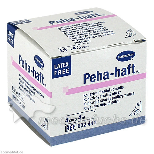 Peha-haft koh&auml;sive Fixierbinde 4 cm x 4 m, 1 Stk., HARTMANN PAUL GES M B H