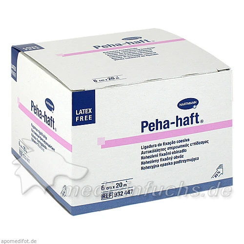 Peha-haft kohäsive Fixierbinde 6 cm x 20 m, 1 Stk., HARTMANN PAUL GES M B H