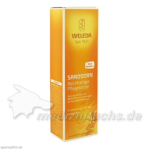 Weleda Sanddorn Reichhaltige Pflegelotion, 200 ml, 