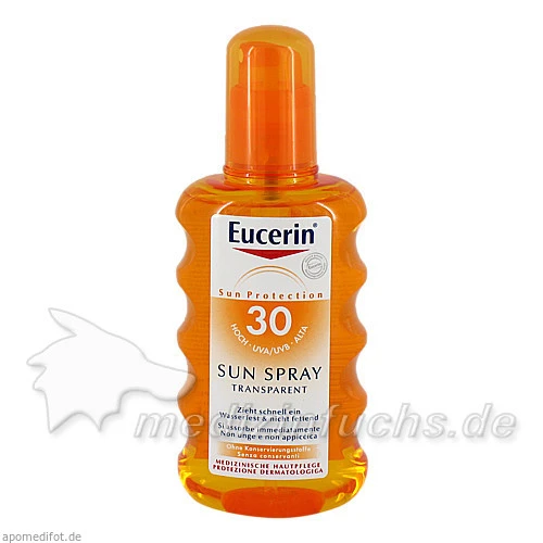 Eucerin Sun Spray transparent LSF30, 200 ml, BEIERSDORF G M B H