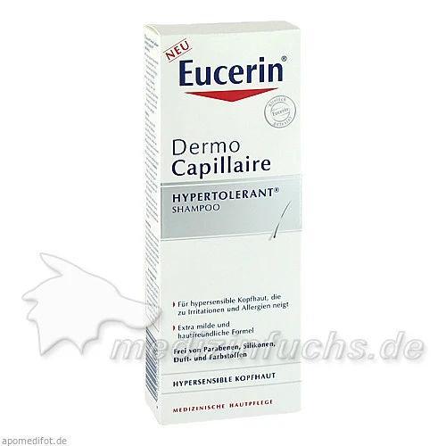 Eucerin DermoCapillaire Hypertolerant Shampoo, 250 ml, BEIERSDORF G M B H