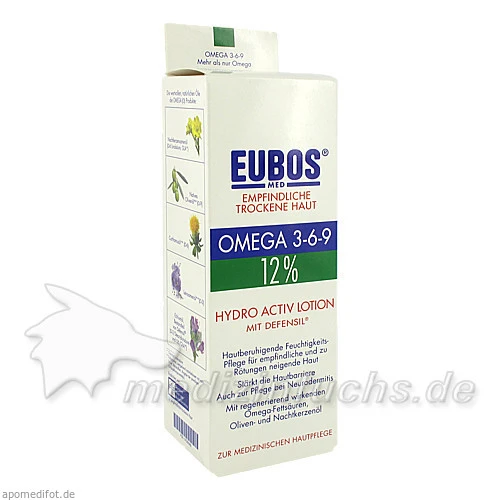 Eubos Omega 12% Lotion Act.Hydr, 200 ml, 