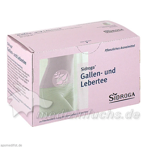 Sidroga Gallen- und Lebertee, 20 Btl., Siemens & Co Pharma Ges.m.b.H.