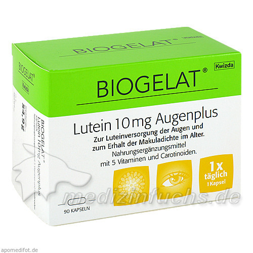 BIOGELAT® 10 mg Augenplus, 90 St, Kwizda Pharmahandel GmbH