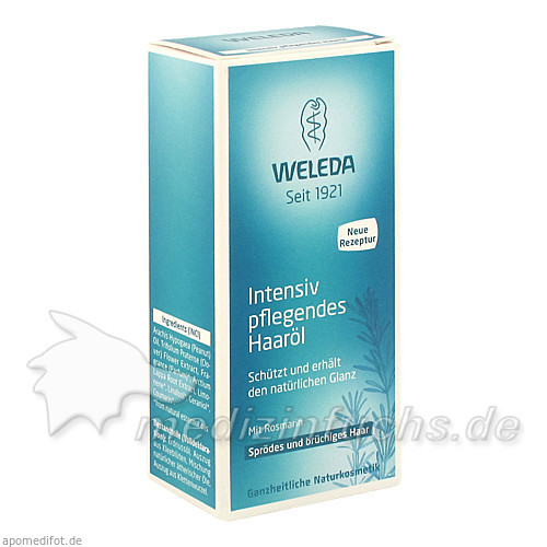 Weleda Intensiv pflegendes Haaröl, 50 ml,  Weleda Intensiv pflegendes Haaröl, 50 ml,