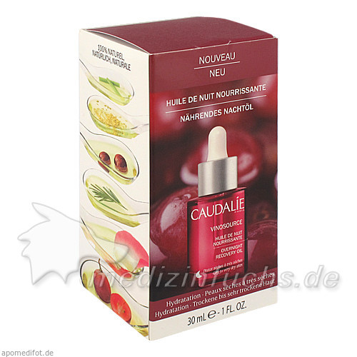 Caudalie Vinosource Nachtöl, 30 ml, 