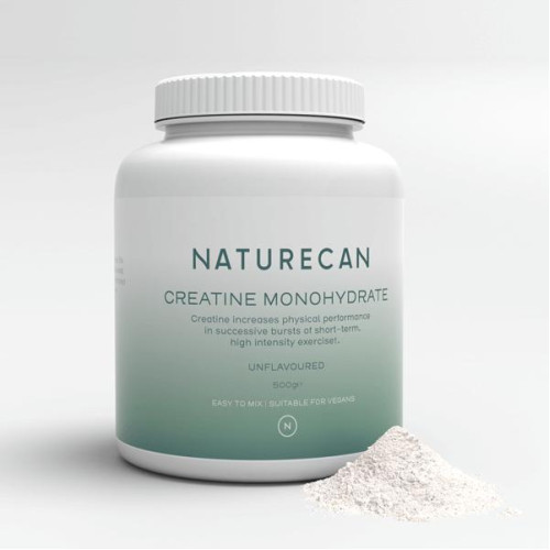 Kreatin Monohydrat 100% Pur, 500 g, Naturecan