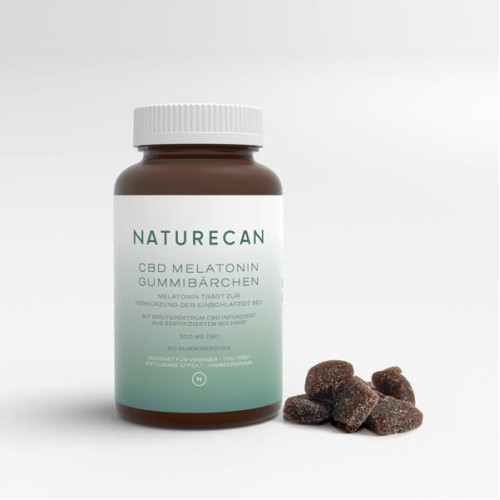 CBD Melatonin Gummibärchen, 60 Stk., Naturecan