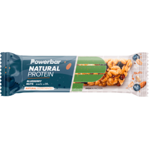 PowerBar Proteinriegel, Natural Protein, Blueberry Nuts, 40 g, PowerBar