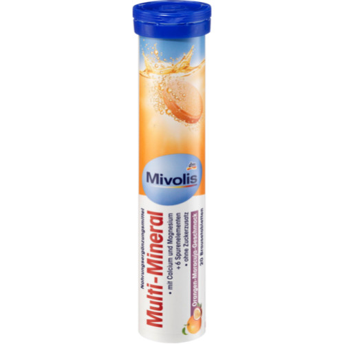 Mivolis Multi-Mineral Brausetabletten, 20 Stk., Mivolis